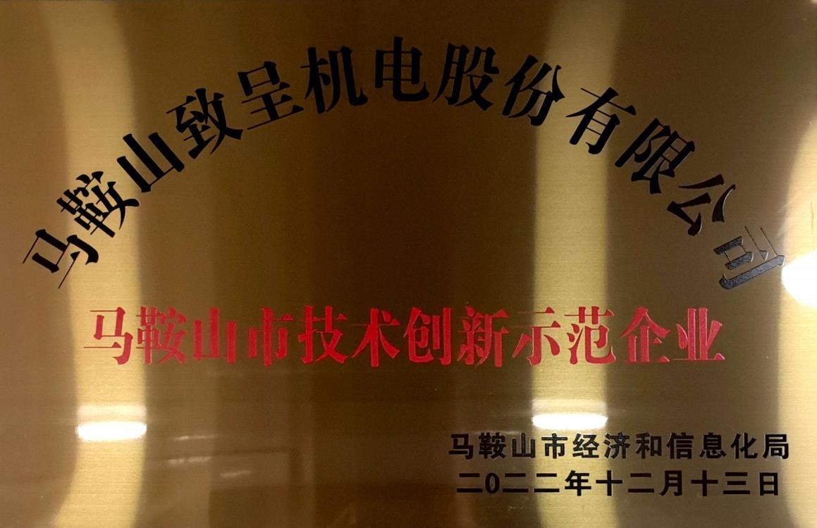 馬鞍山市技術(shù)創(chuàng  )新示范企業(yè)